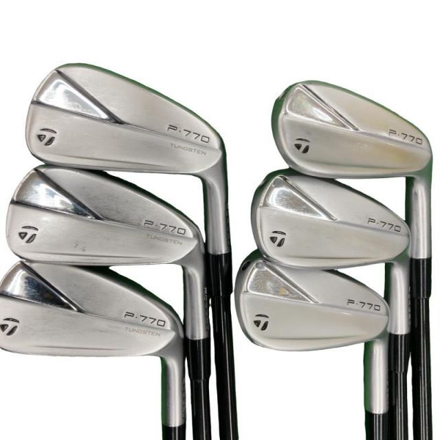 【中古】 テーラーメイド Taylor Made P・770(2023) 6S アイアンセット IR Diamana Thump Iron i95(2023) (フレックスS) メンズ 男性用 右利き 右用 Cランク ゴルフクラブ