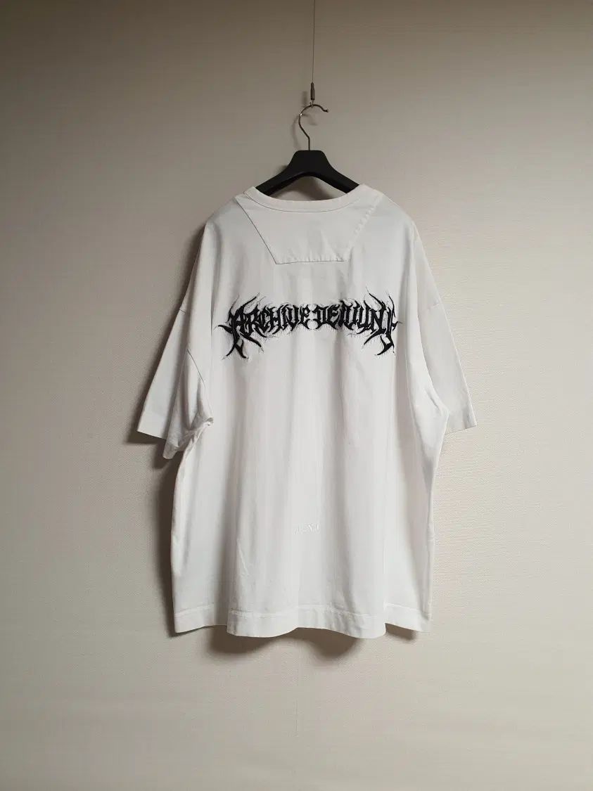 Juun.J ジュンジェイ オム オーバーサイズ Tシャツ バック 刺繍 デザインテープ ディテール m サイズ 正規品 11,476円