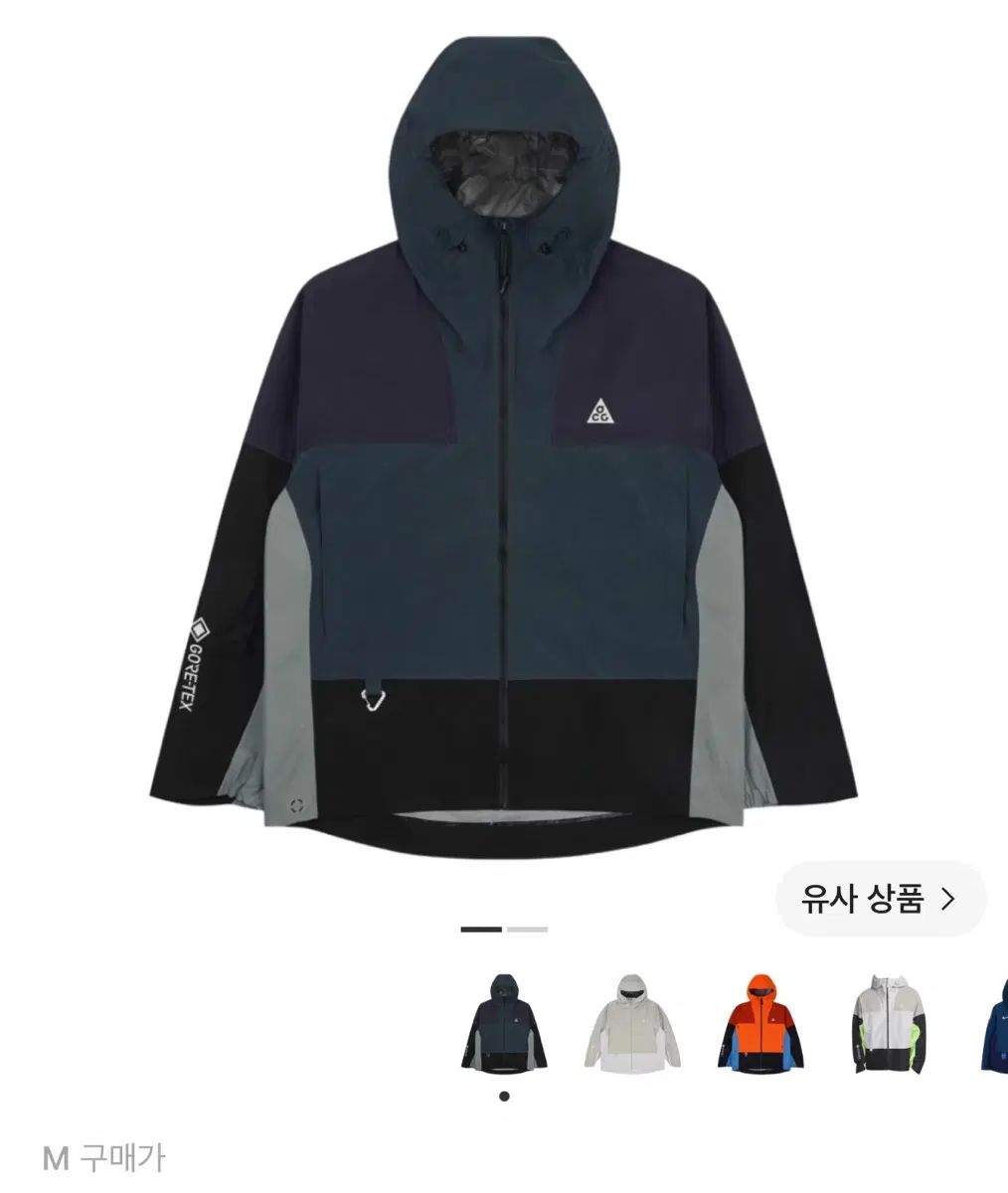 ナイキ ACG STORM-FIT ADV チェーン オブ クレーターズ ジャケット フェイディッド スプルース ブラック - アジア