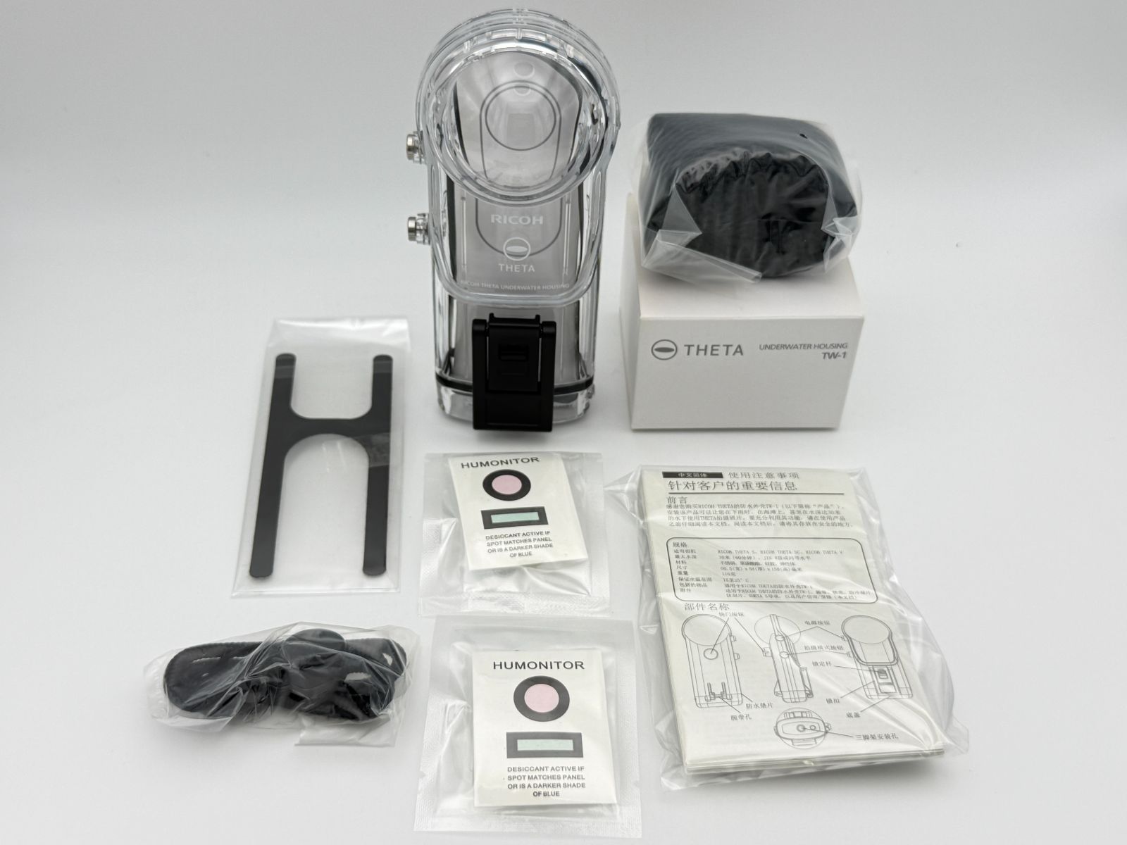 美品】RICOH THETA 防水ケース(水中ハウジングケース) TW-1 360度
