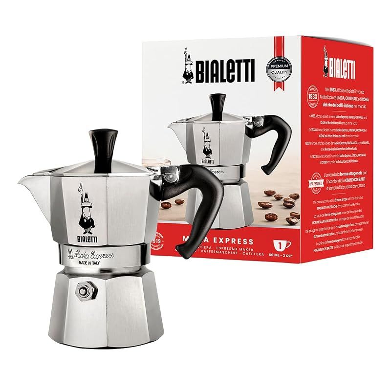 BIALETTI(ビアレッティ) Bialettiモカエキスプレス 1カップ用 直火式 ( コーヒーメーカー エスプレッソメーカー マキネッタ )