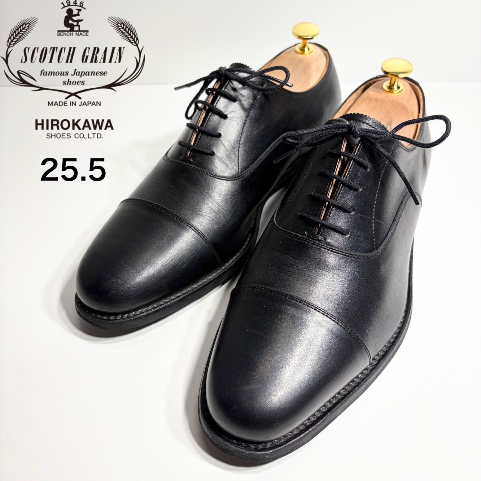 スコッチグレイン SCOTCH GRAIN【 美品 】 F-0350 ストレートチップ 