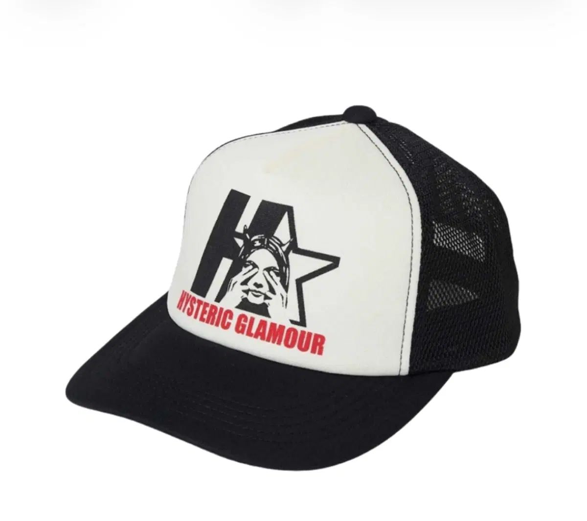 HYSTERIC GLAMOUR ヒステリックグラマー スター Christmas EveL メッシュ キャップ ブラック