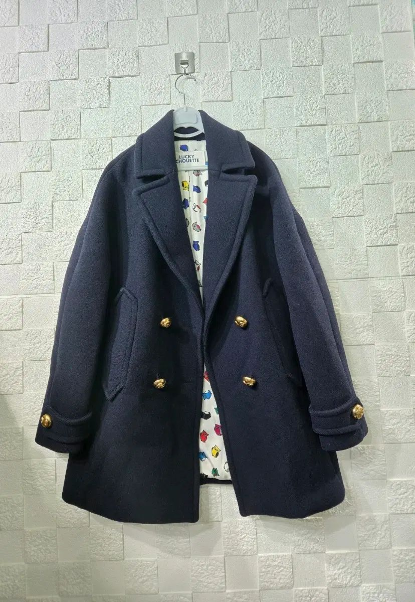 LUCKY CHOUETTE ラッキーシュエトゥ ネイビー コート
