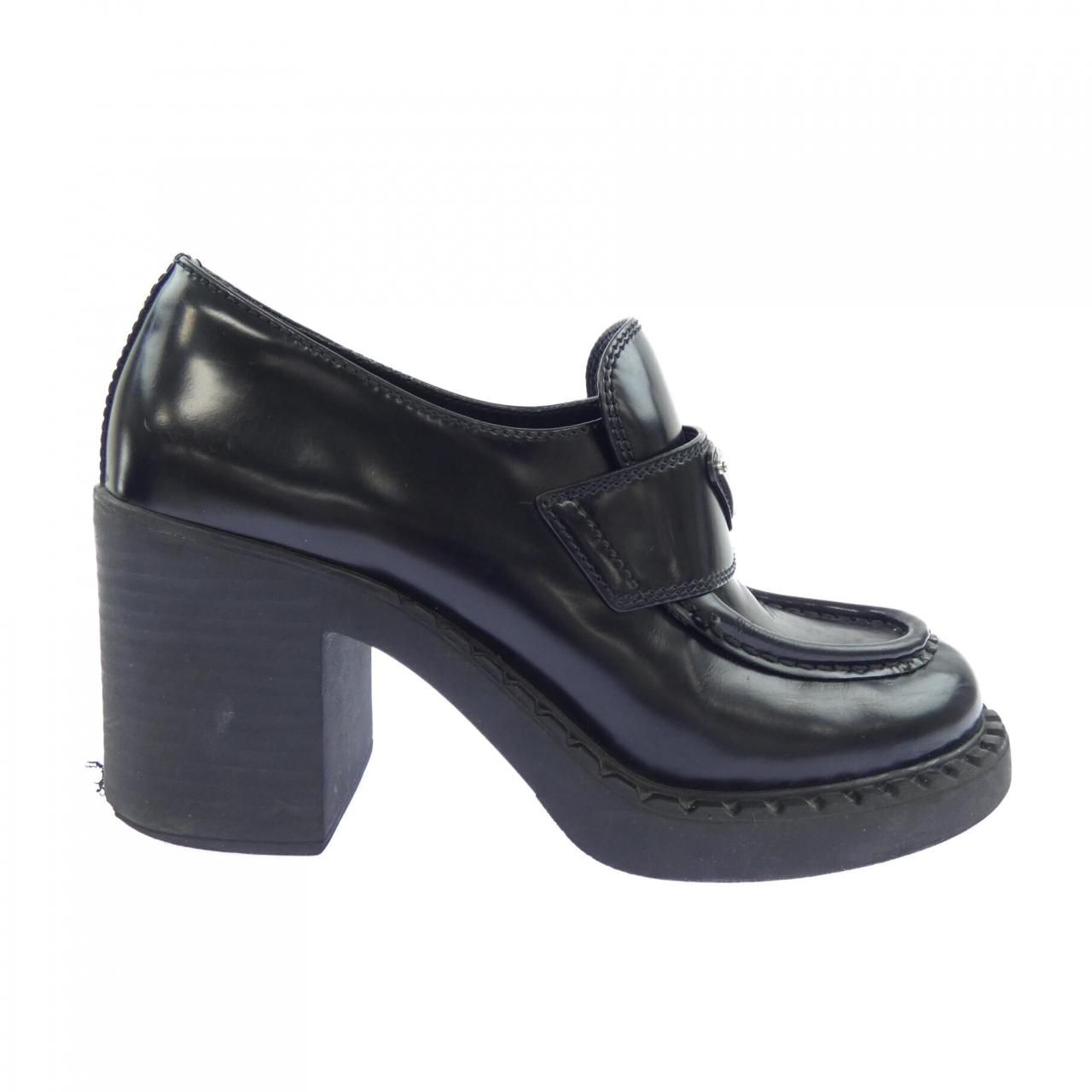 プラダ PRADA トライアングルロゴ ハイヒールローファー 1D246M シューズ 42,640円
