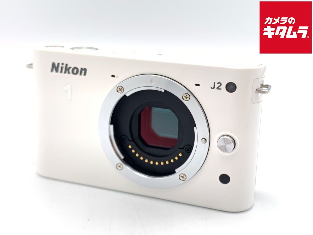 【中古】 【良品】 ニコン Nikon1 J2 ボディ ホワイト
