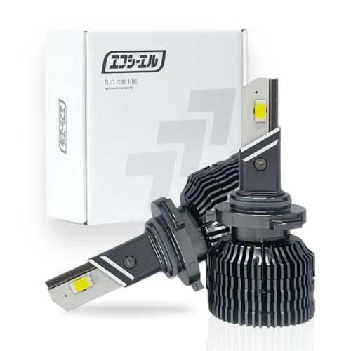 ★新品★fcl.(エフシーエル) hb3 led ヘッドライト フォグランプ 電球色 ハロゲン 暖色 車検対応 12V 輸入車 対応 左右分2個入り レジェンダリーシリーズ