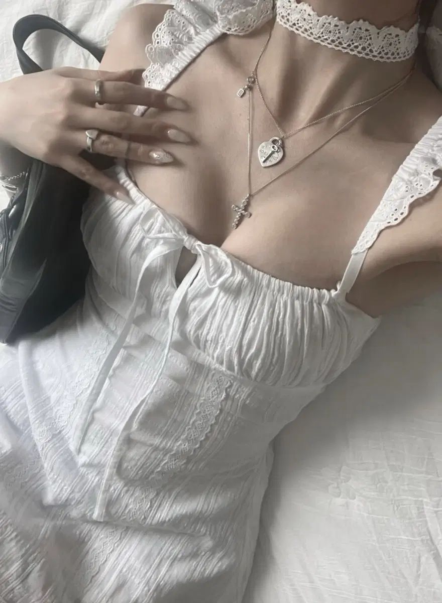 エンジェルナンバー555 アンド エンジェルナンバー555 pure apron ribbon dress エンジェルナンバー555 ワンピース