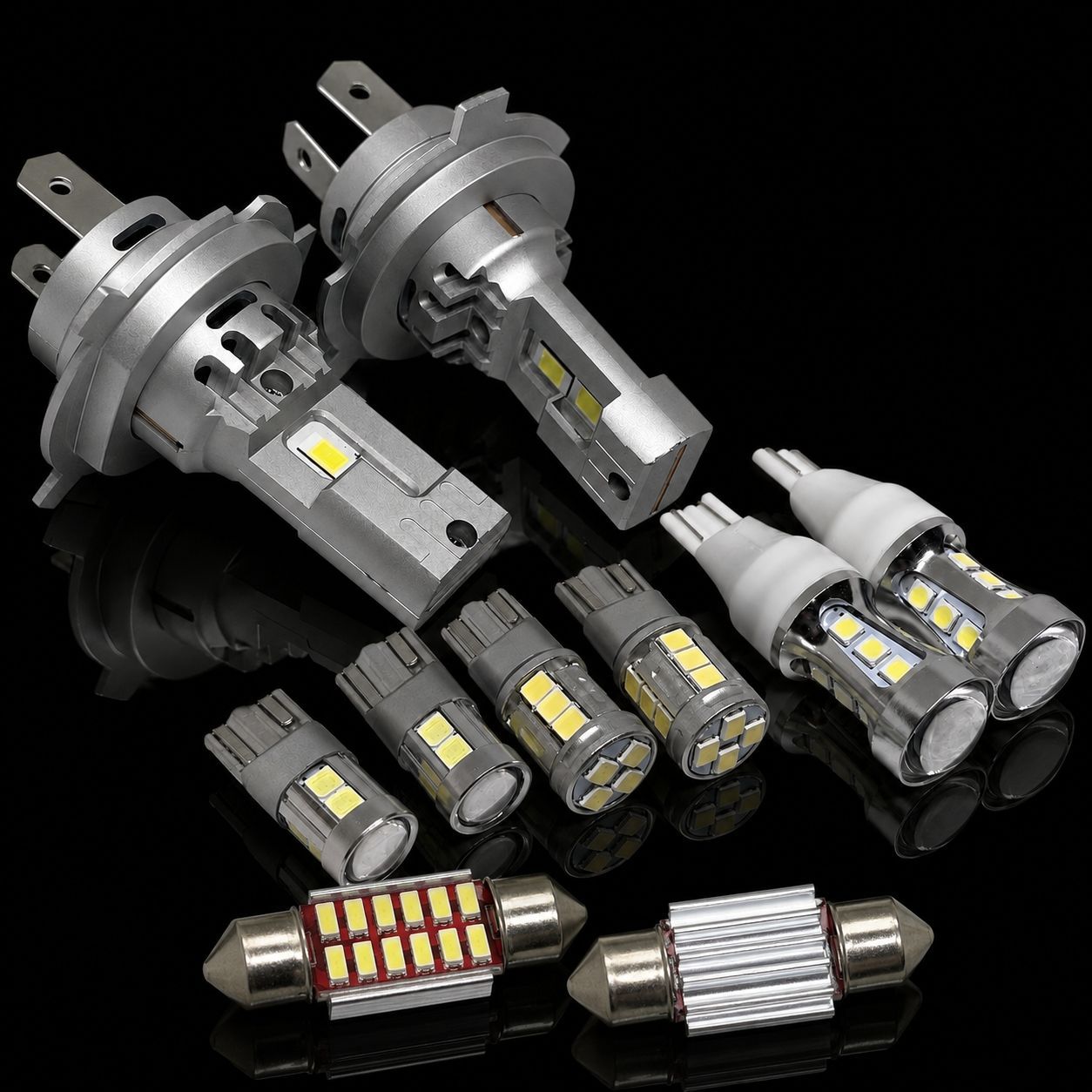 モコ MG22S LED H4ヘッドライト バックランプ 定電流回路ルームランプ