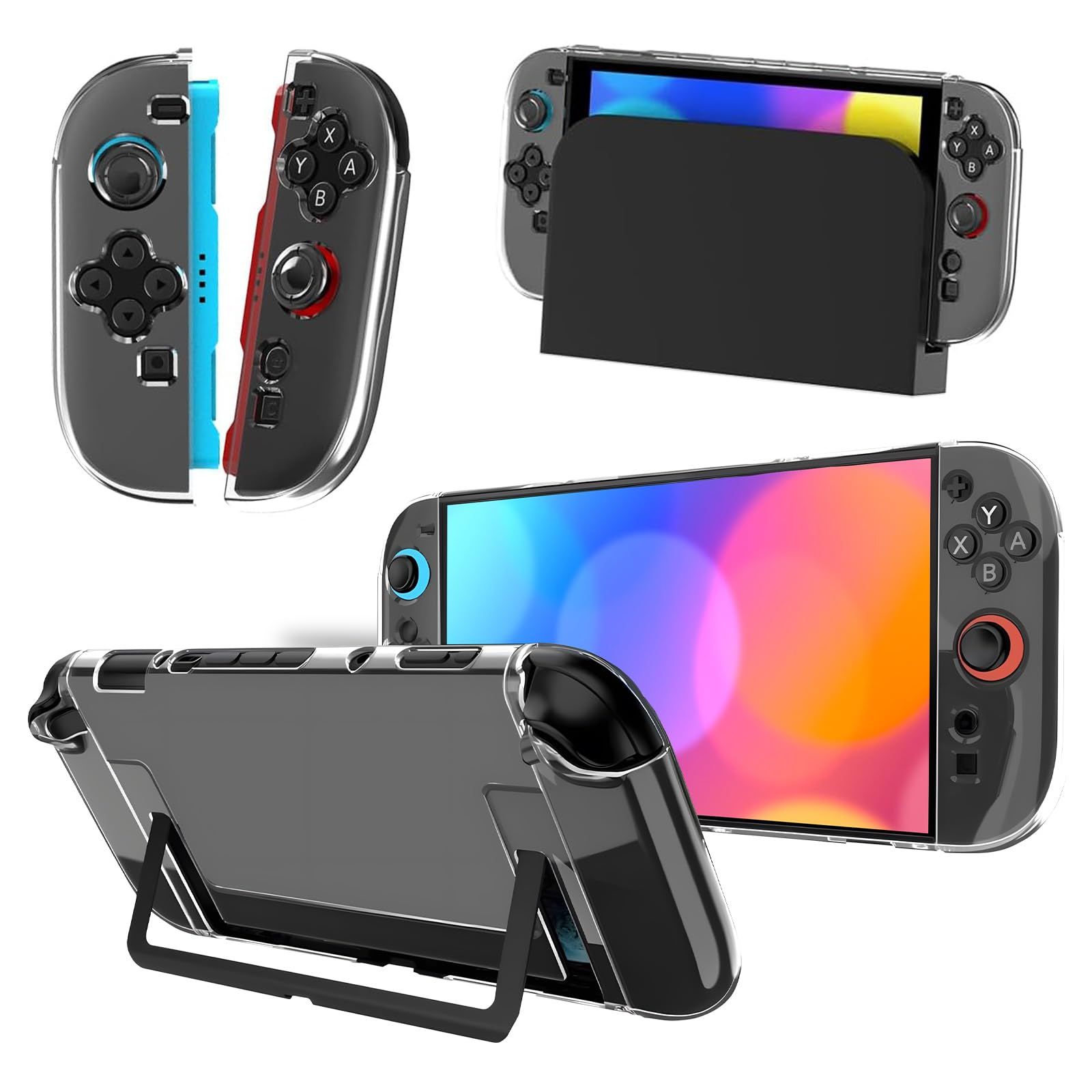 Elnicec switch 2 カバー【2026新登場】 Switch 2 カバー クリア カバー TPU Joy-Con(L)／(R) 分体式設計 着脱簡単 黄ばみなし 超薄 軽量 超耐衝撃 指紋防止 傷防止 全面保護 Switch 2 1 26,024円