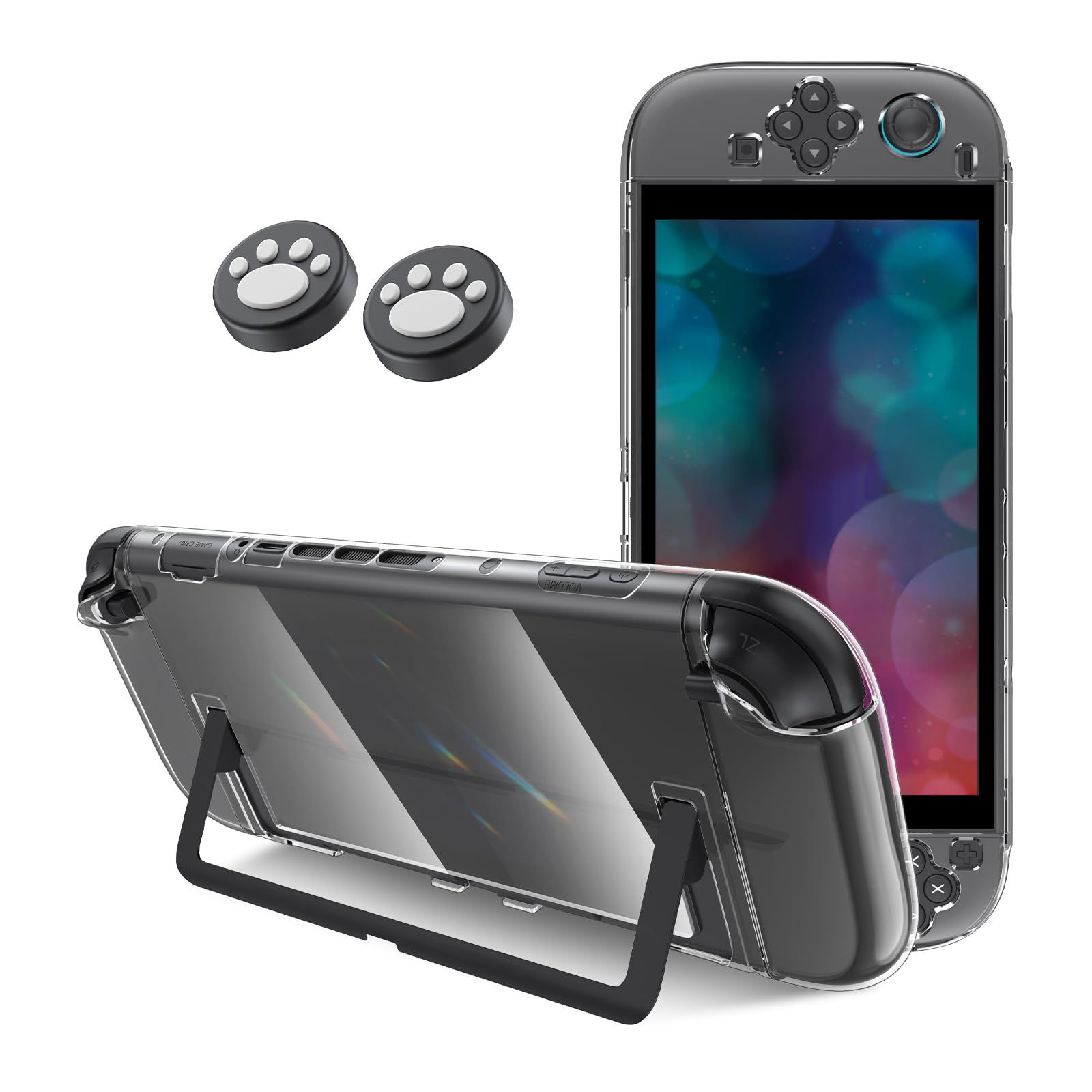 Switch 2 クリアケース ドック対応 分体式設計 Switch 2 保護カバー PC材質 着脱簡単 黄ばみなし 軽量 全面保護 耐衝撃 傷防止 swit ch 2 モデル 2025対応 （クリスタル・クリア） 1 26,069円