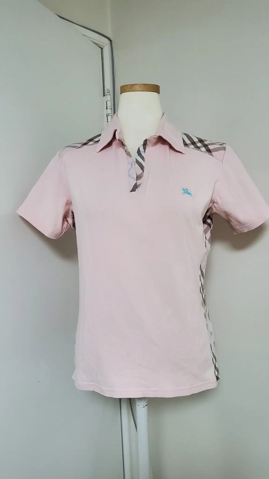 正規品 BURBERRY バーバリー ピンク カラーTシャツ 6,409円