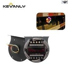 1/2個 デビルズアイ サイドマーカー トラックフォグライト 12-24V 警告灯 カラフルLED 後方衝突防止 トラックブレーキフラッシュライト