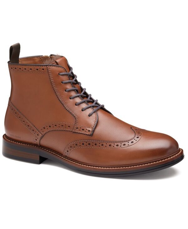 ジョンストンアンドマーフィー メンズ シューズ ブーツ・レインブーツ Johnston Murphy Mens XC Durham Round Toembossed Boots Cognac Wate