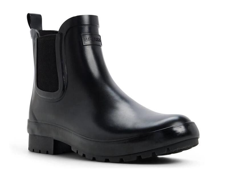 スペリー レディース シューズ ブーツ・レインブーツ チェルシー SperryDrizzle Chelsea Rain Boot Womens Black ブラック