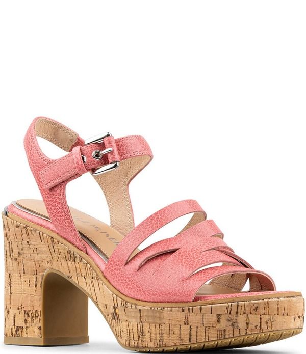 ドナルドプリネール レディース シューズ サンダル プラットフォーム レザー ヒール Donald Pliner Tyna Tumbled Leather Cork Block Heel Platfo 43,080円