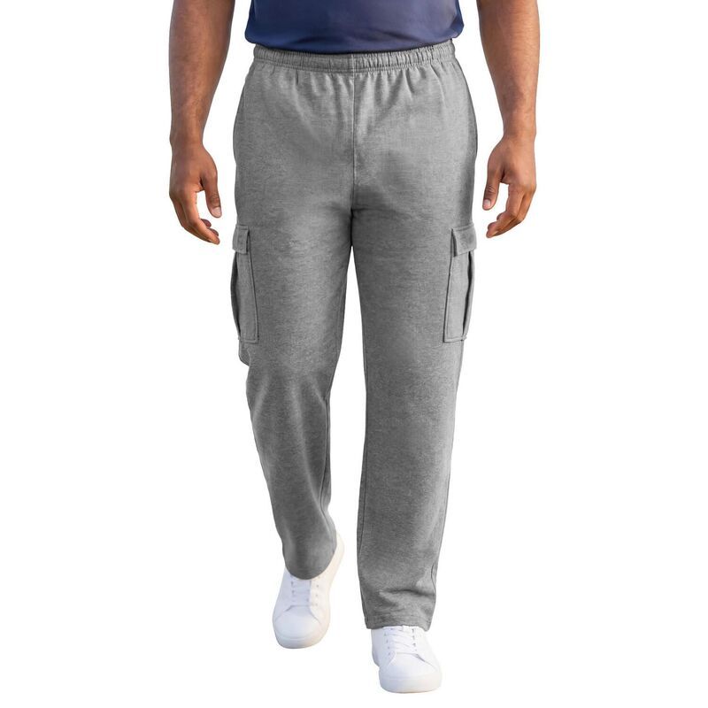 キングサイズ メンズ ボトムス カジュアルパンツ トール フリース KingSize Mens Big Tall UltraComfort Fleece Cargo Sweatpant Medium