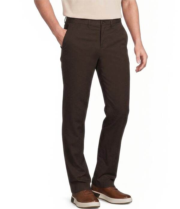 ダニエル クレミュ メンズ ボトムス カジュアルパンツ Cremieux Blue Label Flat Front CMX Summer Weight Chino Pants Dark Brown