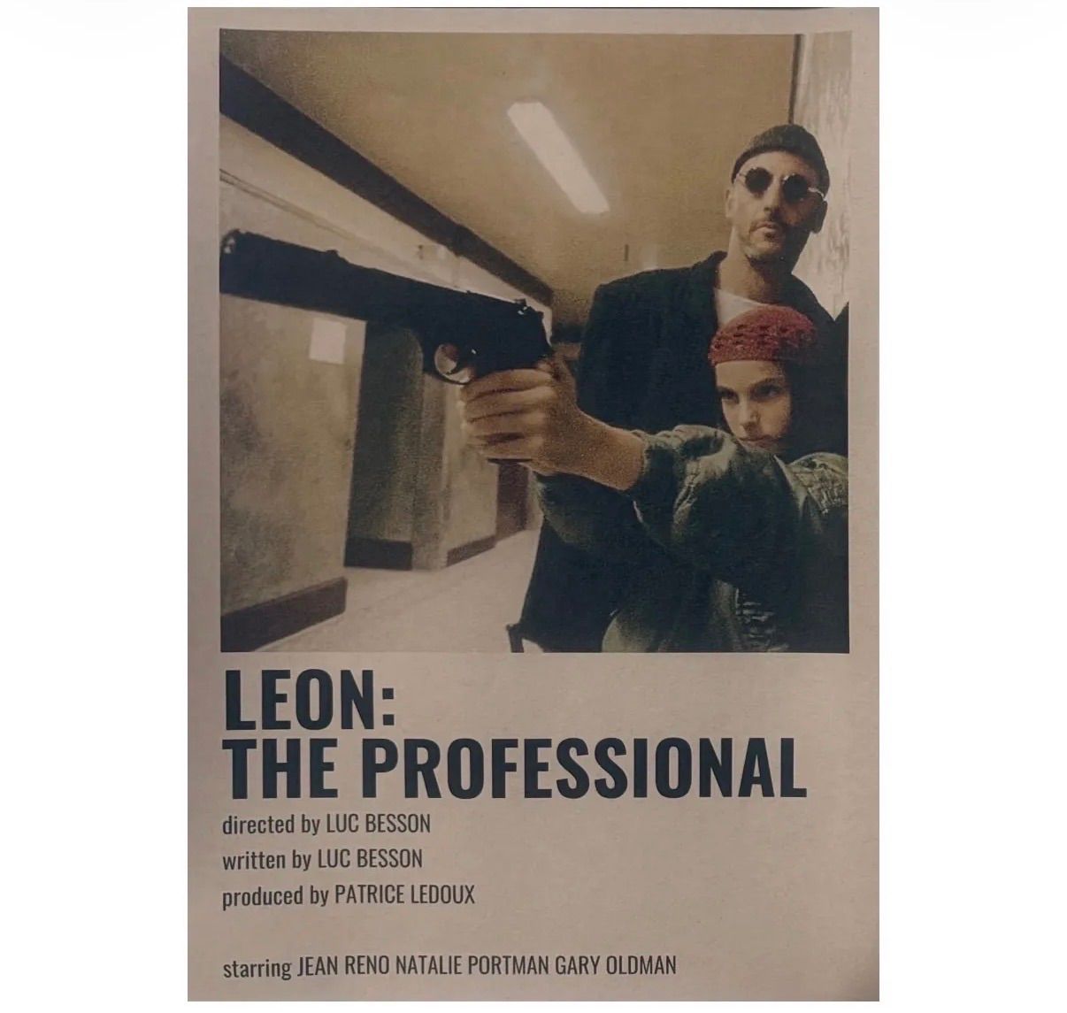 【B2判　国内劇場用　映画ポスター】　『LEON（レオン）』　リュック・ベッソン K836A3 レオン LEON 映画 ポスター ジャンレノ リュック・ベッソン