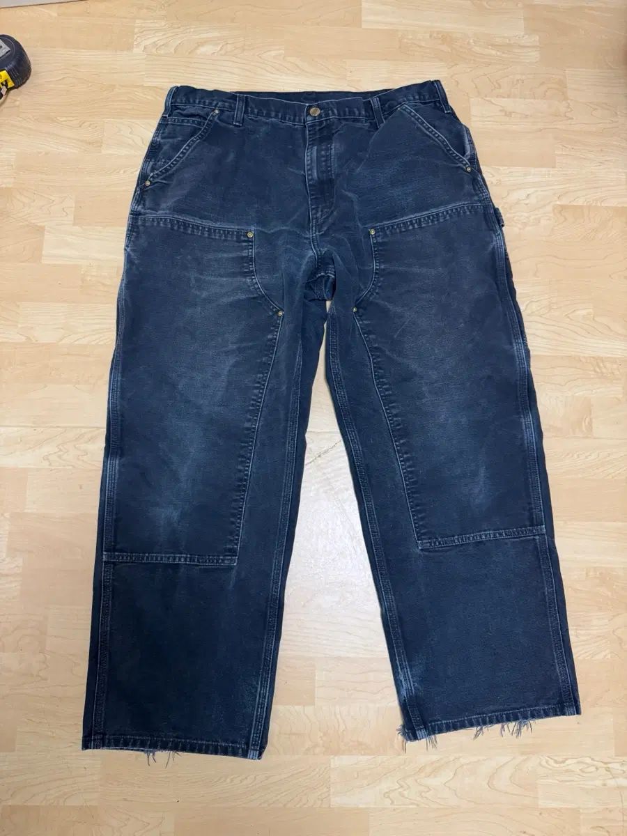 Carhartt ダブルニー ブラック 38-30