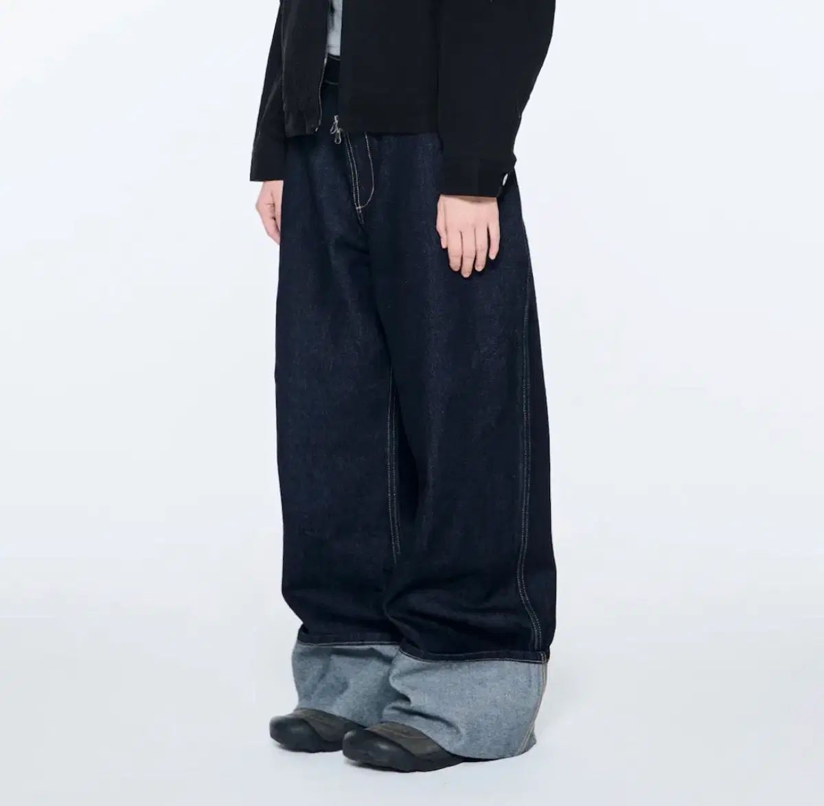 新品／値下げ THECOLDESTMOMENT ザコールデストモーメント TCM roll up denim pants M サイズ