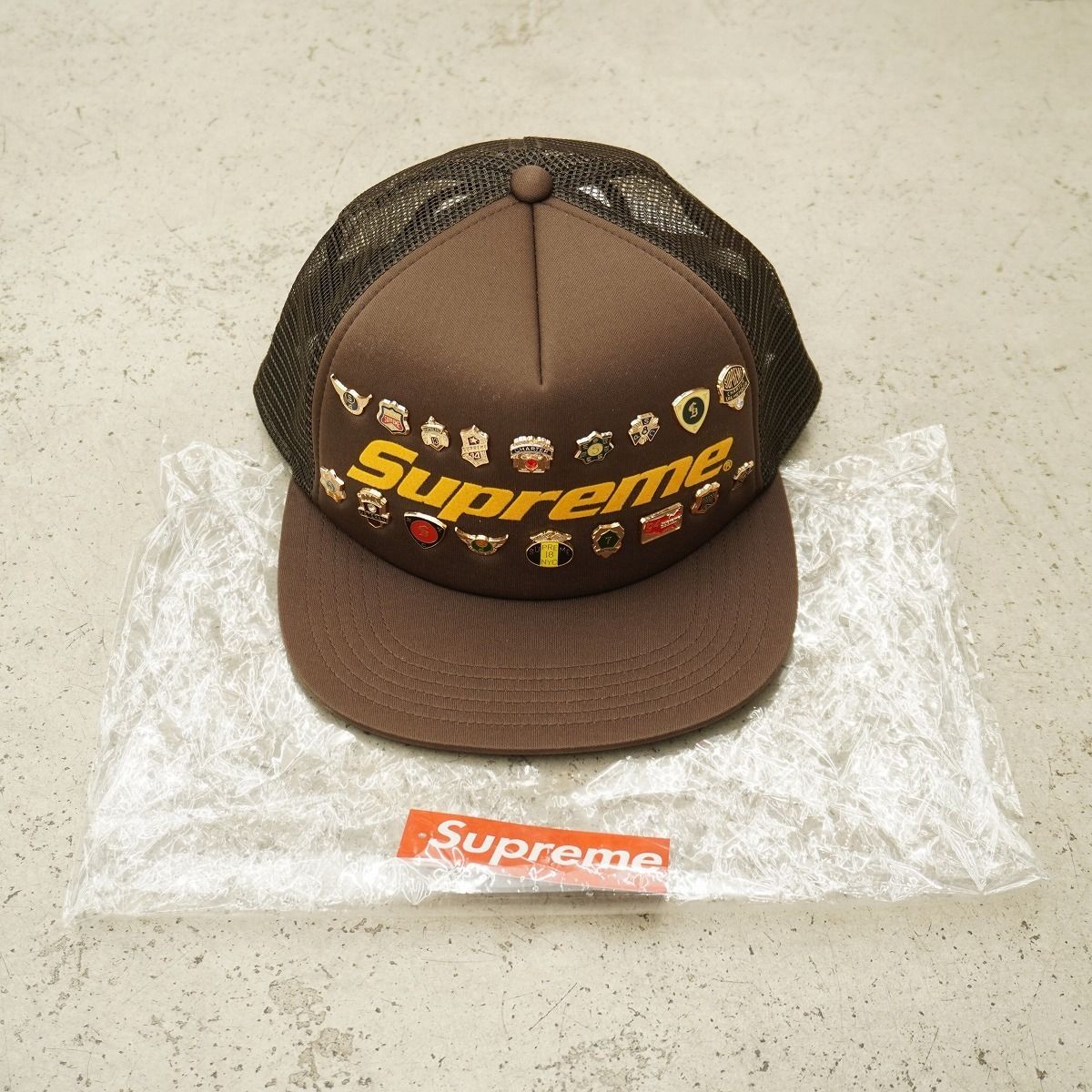 新品 26SS SUPREME シュプリーム Pins Mesh Back 5-Panel Cap ピンズ メッシュ キャップ 帽子 国内正規 本物 茶 5098Qオンpj 10,508円