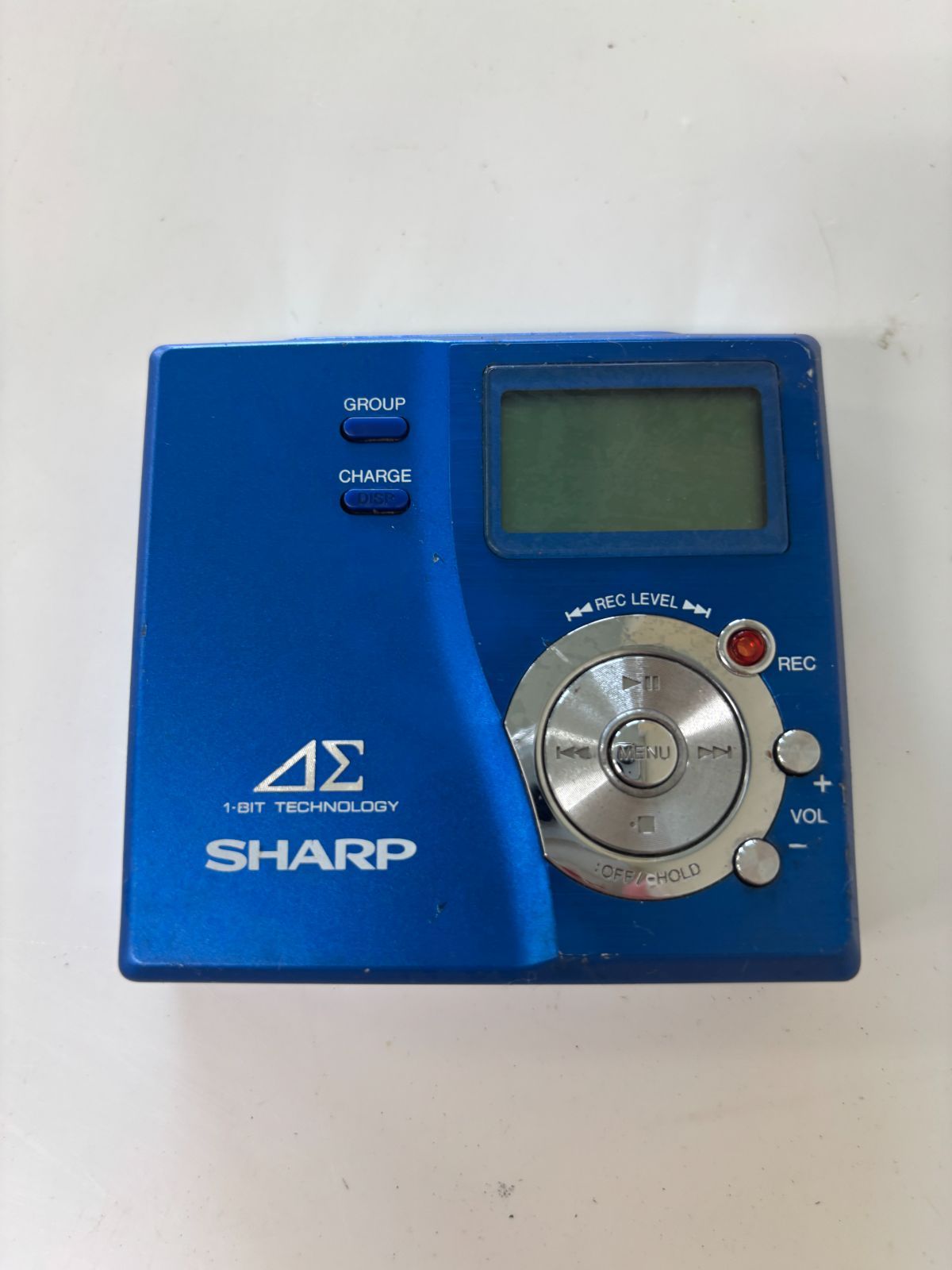 ジャンク】SHARP シャープ Auvi MD-DR77-A ポータブルMDレコーダー