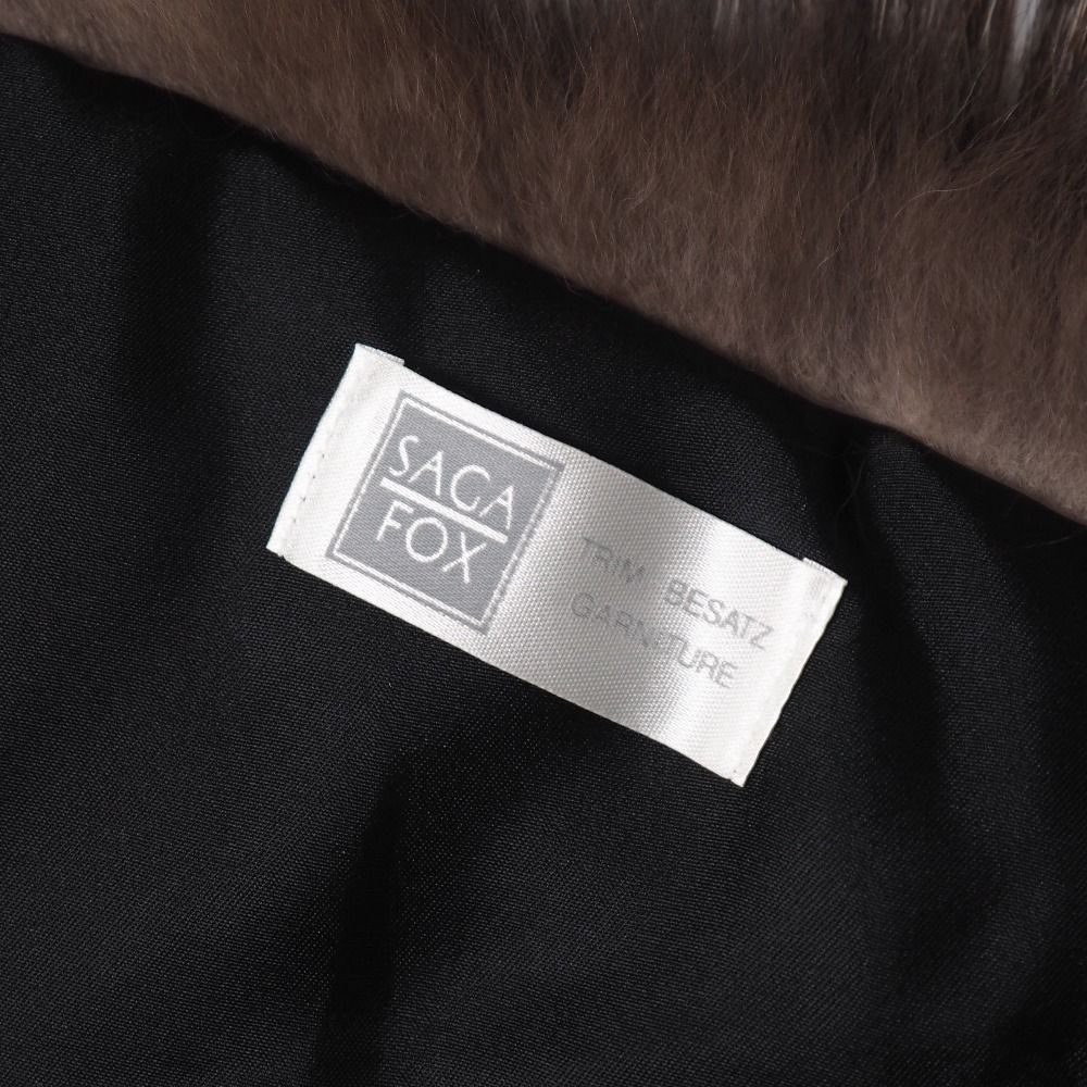 SAGA FOX サガ フォックス ショール シルバーフォックス 毛皮 ティ