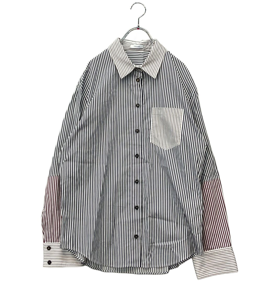 サルヴァトーレフェラガモ 長袖シャツ ストライプ柄 タグ付き レディース レディース SIZE 46 (L) Salvatore Ferragamo