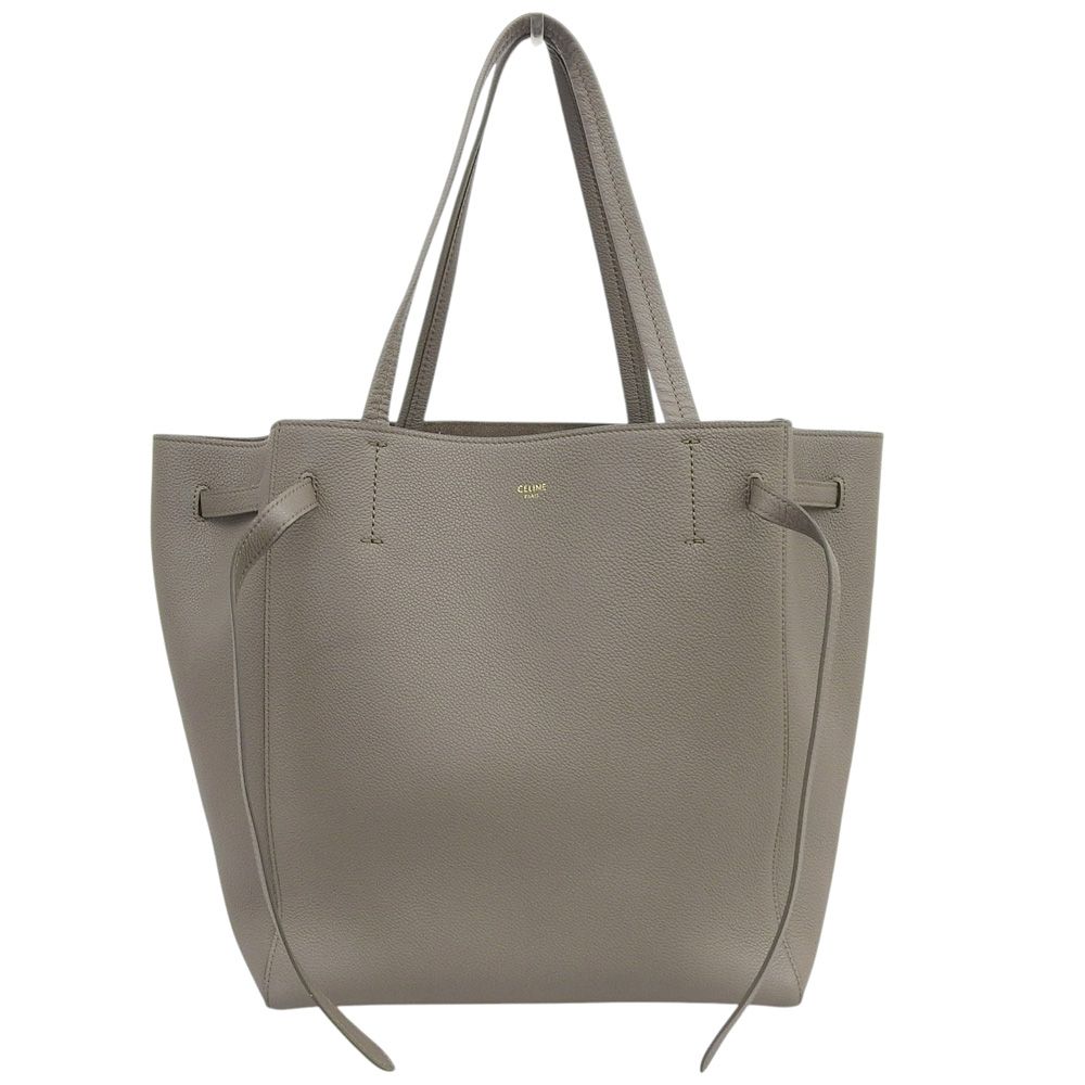 【本物保証】 セリーヌ CELINE カバ ファントム スモール ウィズベルト 176023TNI.18TP トートバッグ カーフスキン トープ