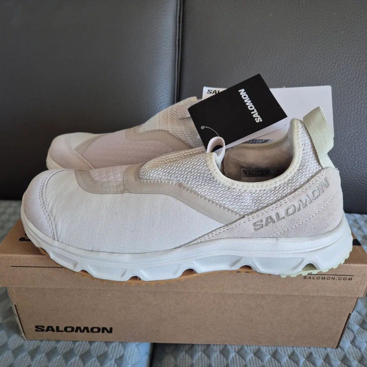 未使用新品 SALOMON サロモン RX スナッグ 韓国国内正規販売 アーモンドミルクグレー