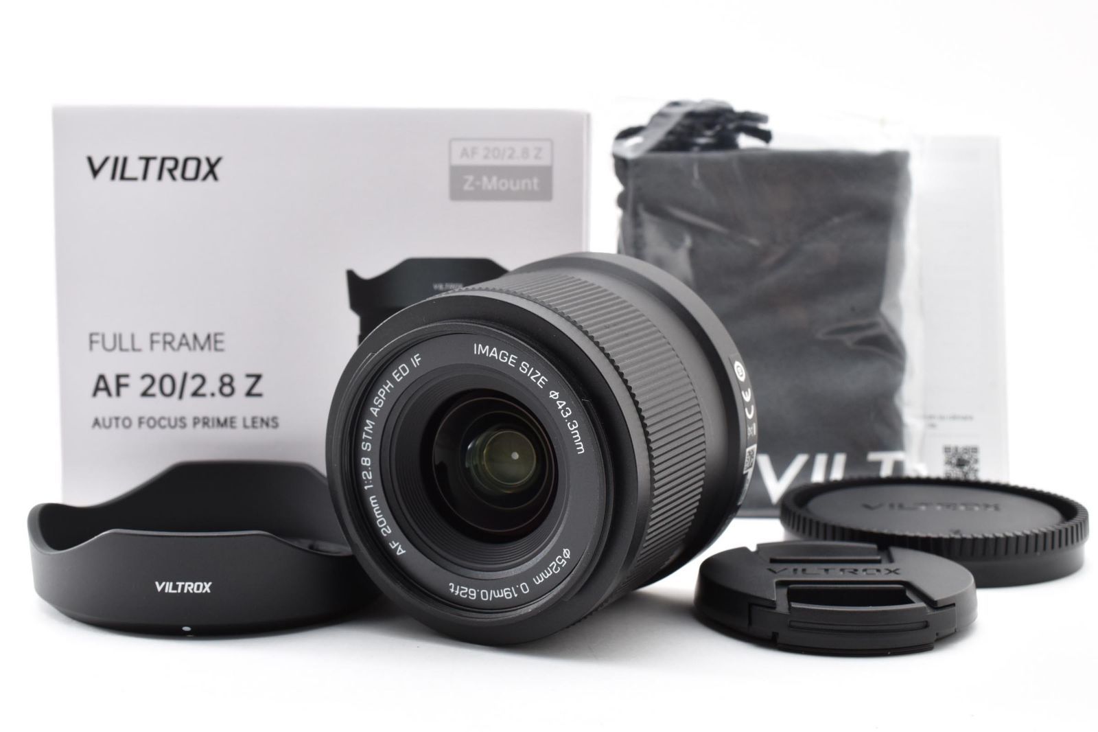 ★極上美品★ ビルトロックス VILTROX AF 20mm F2.8 AIR STM ASPH ED IF ニコンZ用 元箱付き RYM6846 #159