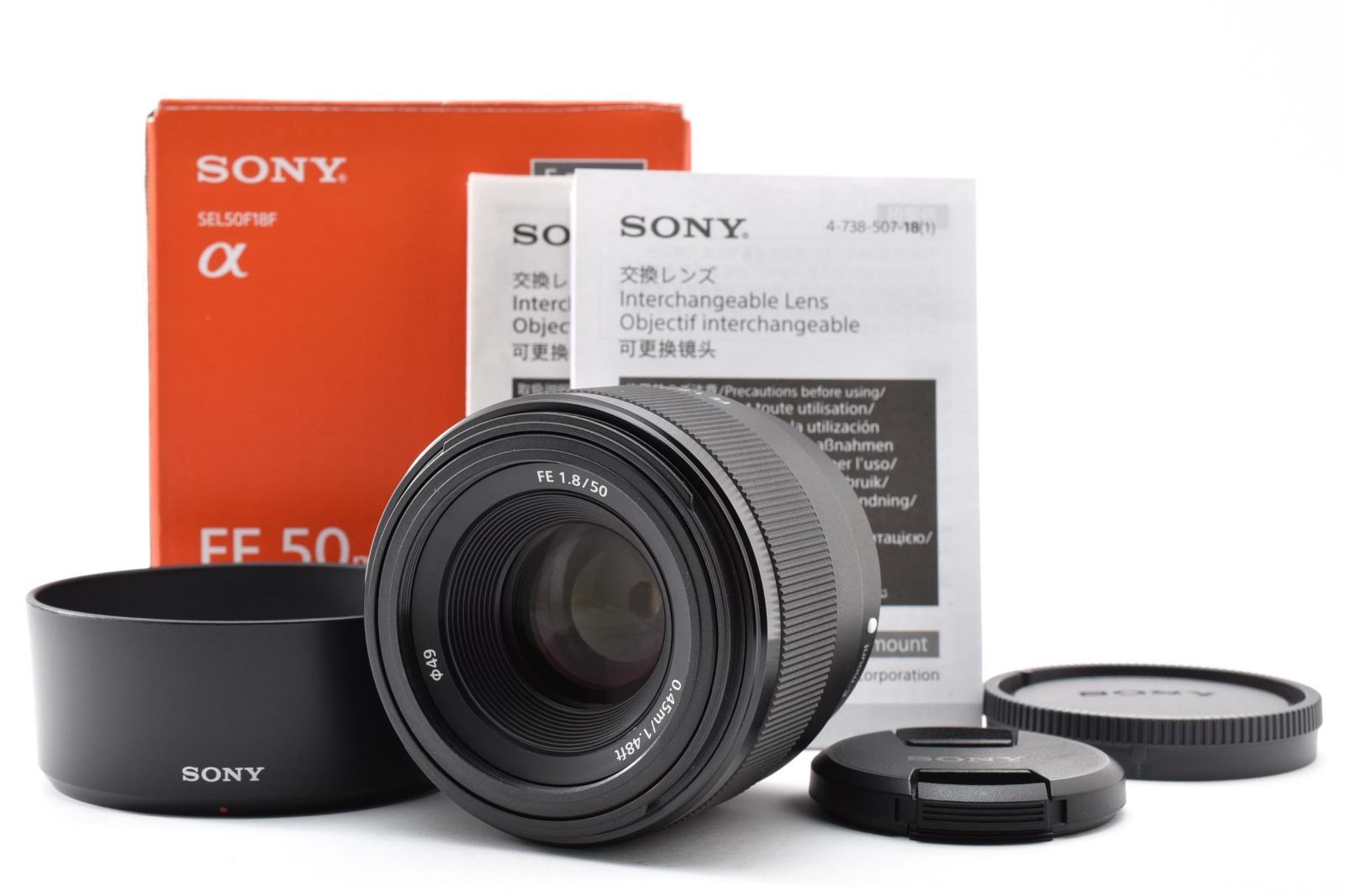 ★極上品★ ソニー SONY FE 50mm F1.8 SEL50F18F 元箱付き ARYM6848 #238