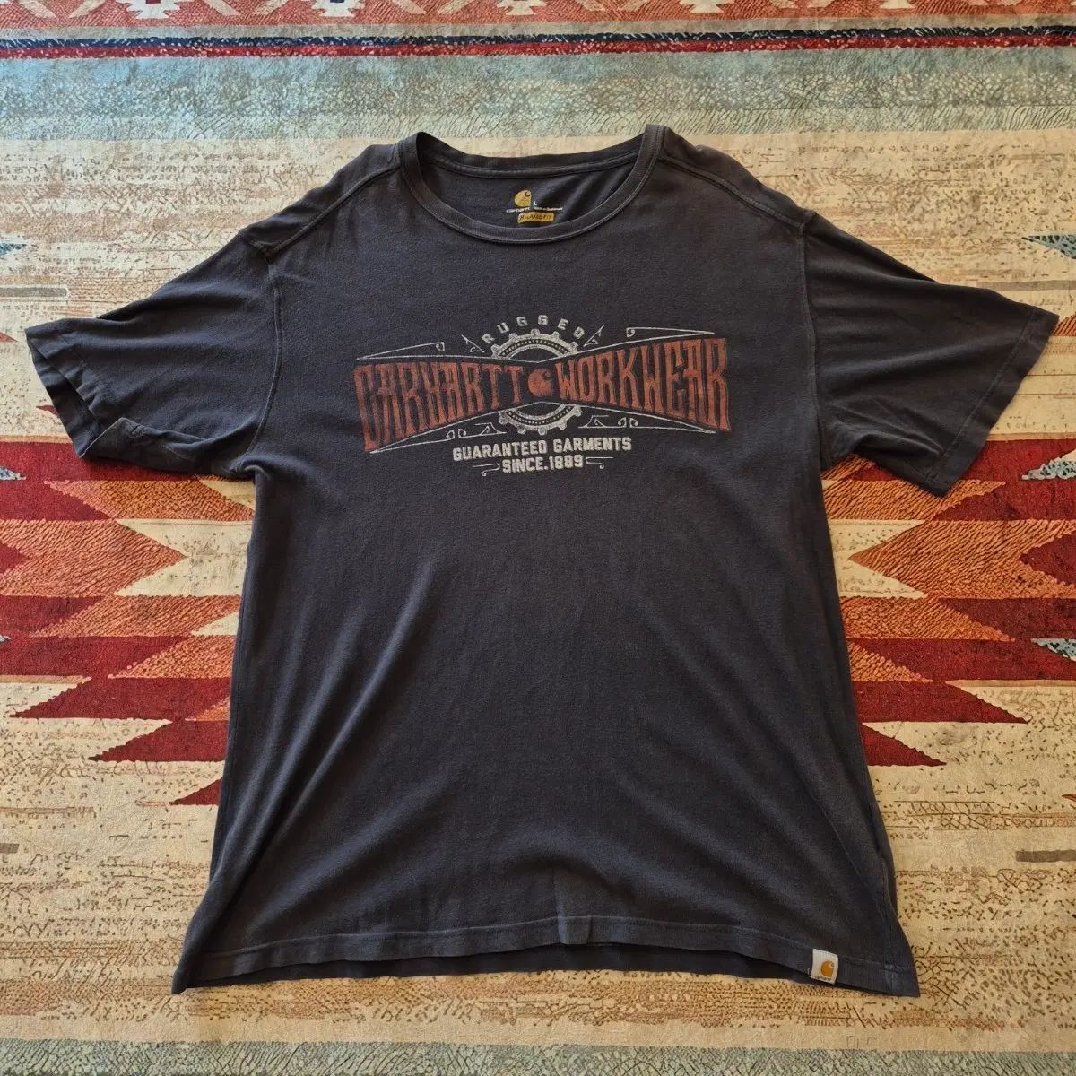 Carhartt リラックスフィット ビッグプリンティング グラフィック 半袖 Tシャツ L(100)