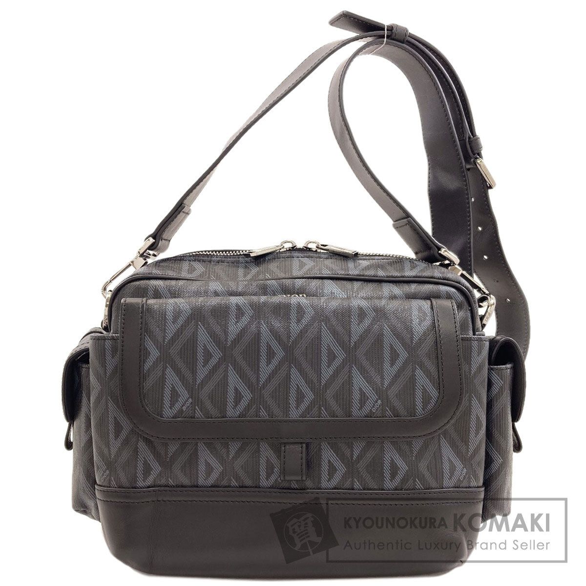 CHRISTIAN DIOR クリスチャンディオール ヒット ザ ロード CDダイヤモンド ショルダーバッグ PVC レディース [中古]