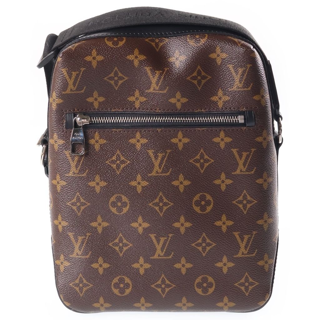 LOUIS VUITTON (ルイヴィトン) モノグラムマカサー トーレスPM ショルダーバッグ ブラウン×ブラック レザー×PVC M40635 シルバー金具 57,173円