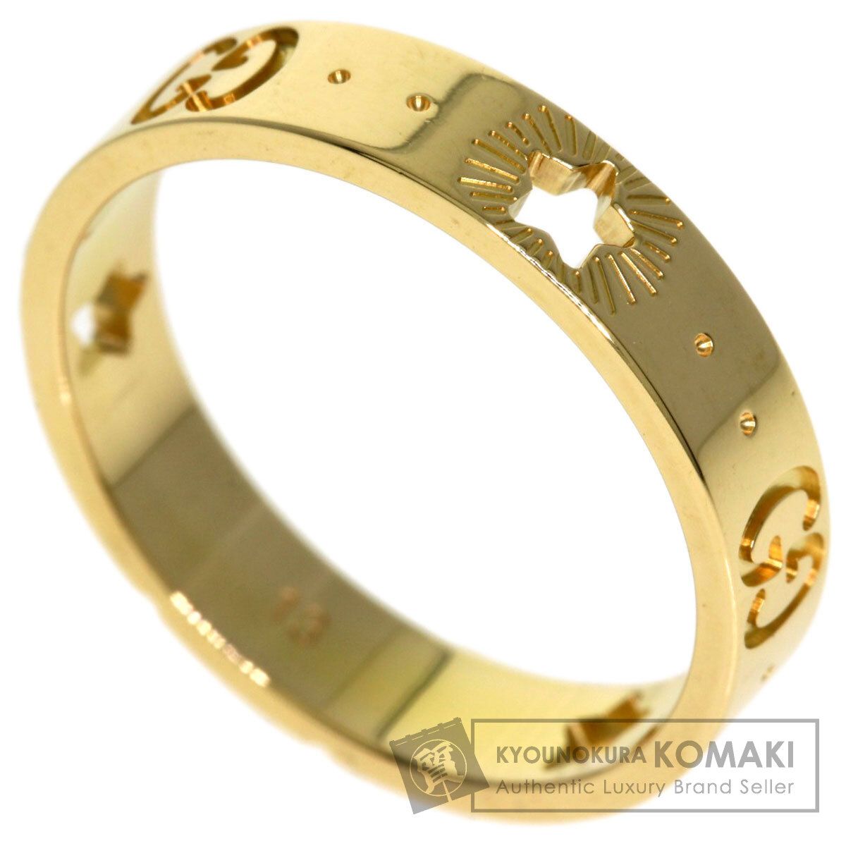 GUCCI グッチ アイコン スター #13 リング・指輪 K18YG レディース [中古]