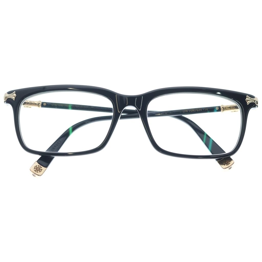 CHROME HEARTS (クロムハーツ) FUN HATCH-A ファン ハッチ 18K メガネ