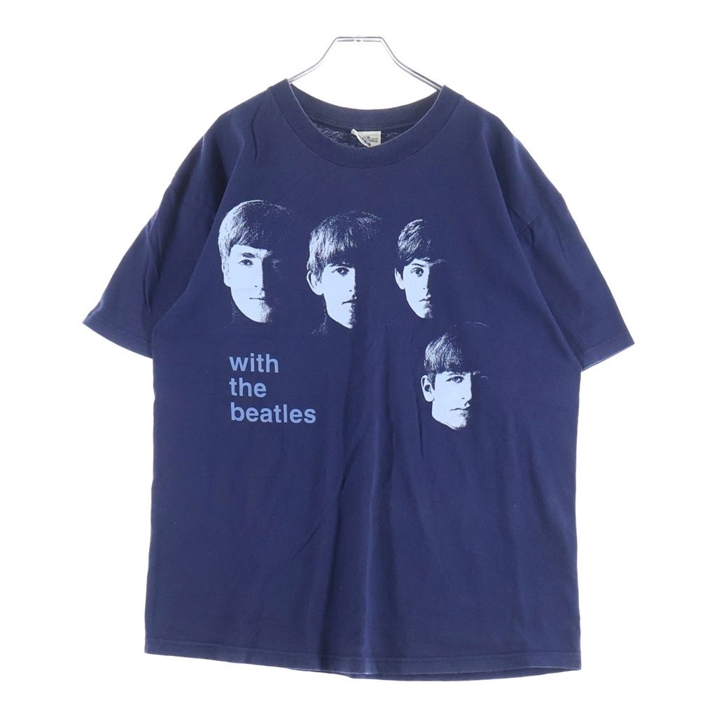 VINTAGE (ヴィンテージ) 90S BEATLES THE COMPLETE COLLECTION SERIES TEE ビートルズ 両面プリント 半袖Tシャツ カットソー ネイビー