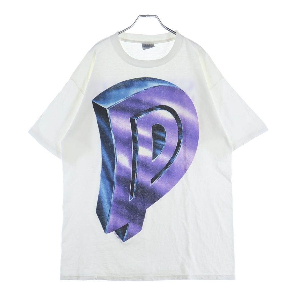 VINTAGE (ヴィンテージ) 90S DEEP PURPLE LOGO PRINT TEE ディープパープル 半袖カットソーTシャツ ホワイト