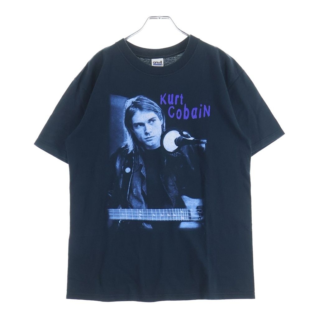 VINTAGE (ヴィンテージ) 00S NIRVANA KURT COBAIN PRONT S/S TEE ANVIL