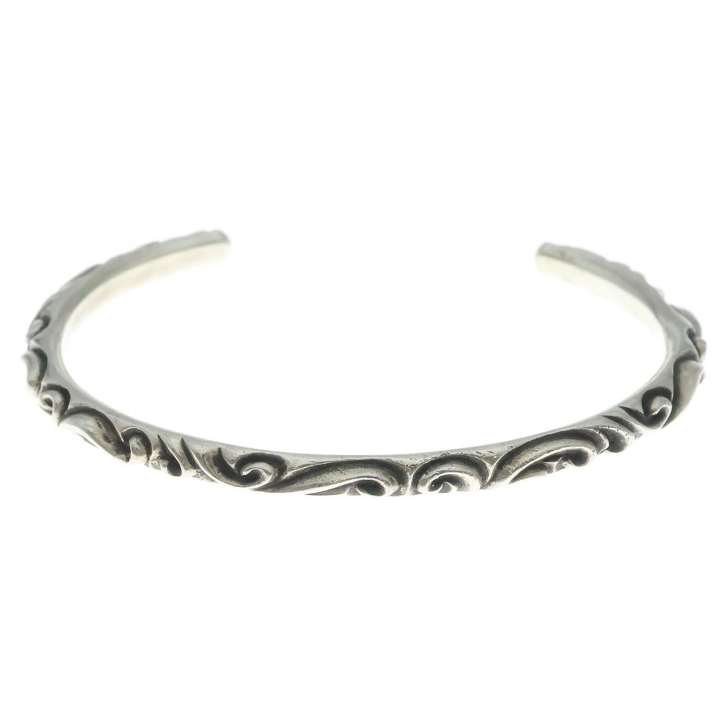 CHROME HEARTS (クロムハーツ) BANGLE SCROLL スクロールバンドバングル ブレスレット シルバー BCA127