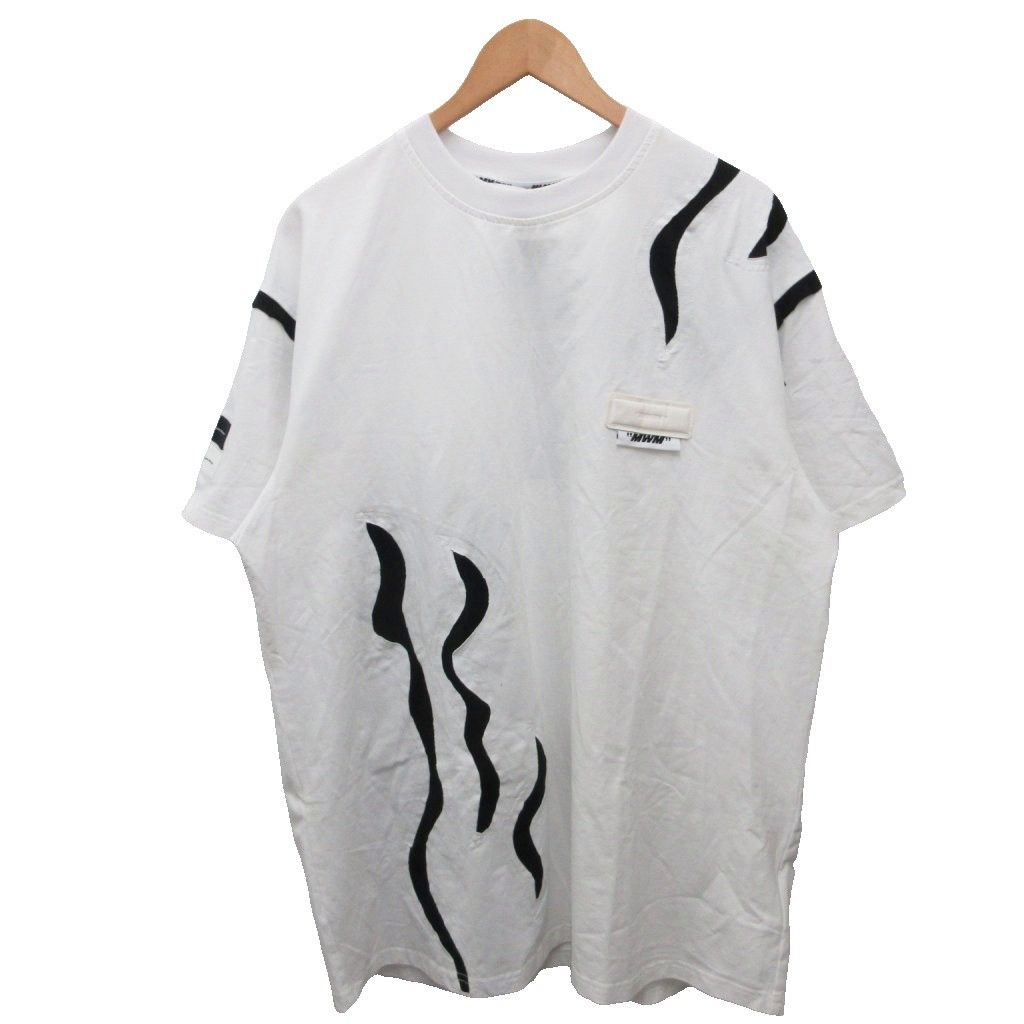 MWM SCRATCH T-SHIRT スクラッチ Tシャツ カットソー 半袖 コットン 7 白 ホワイト MW082020508 ■IBO101 7,120円