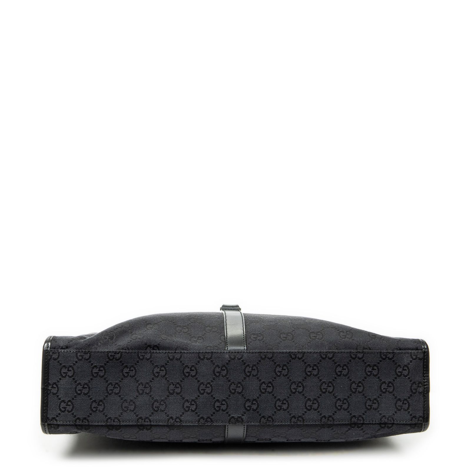 中古] GUCCI グッチJackie Dome Bag黒GGキャンバスA - メルカリ
