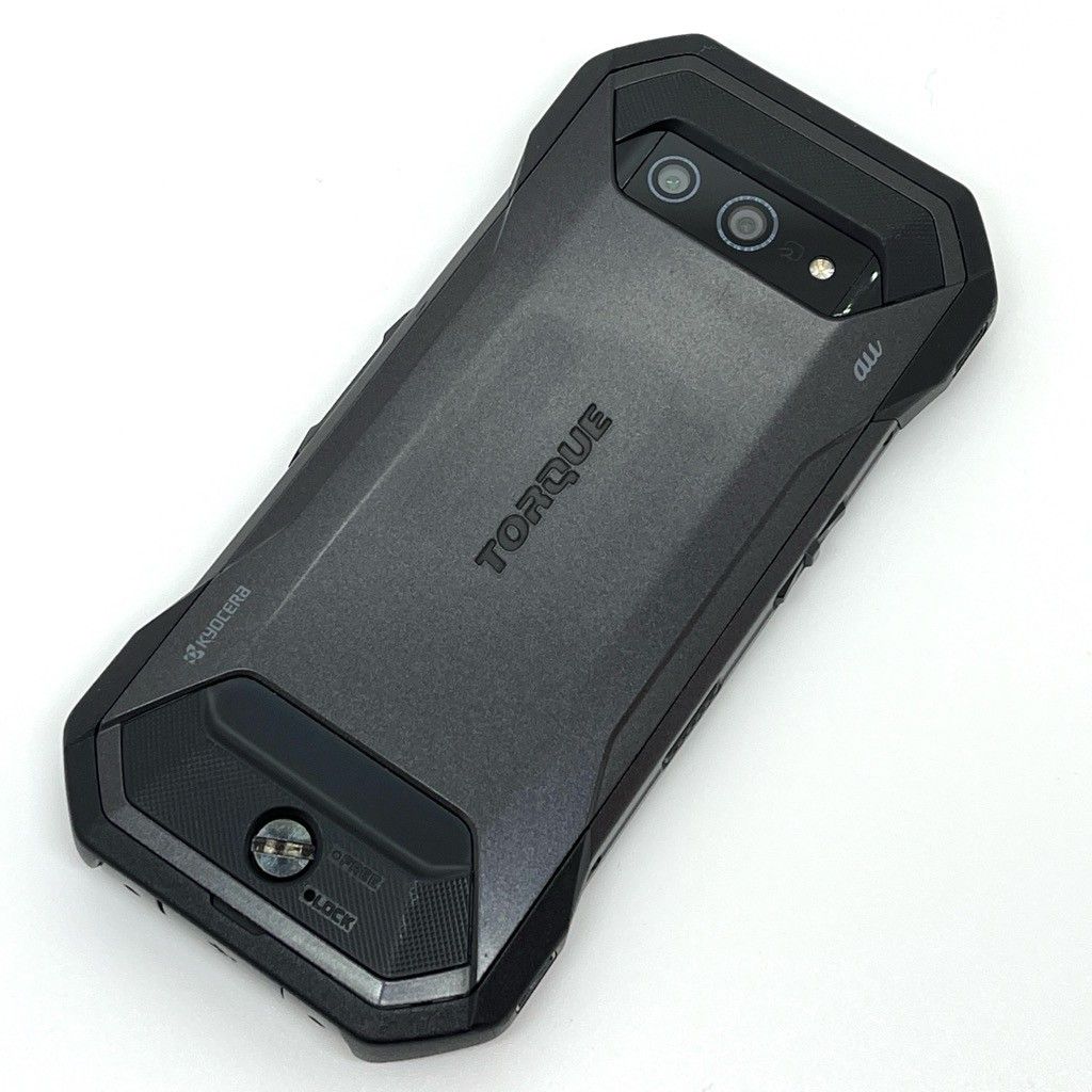 美品】TORQUE 5G KYG01 au SIMロック解除済 128GB／6GB ブラック 白