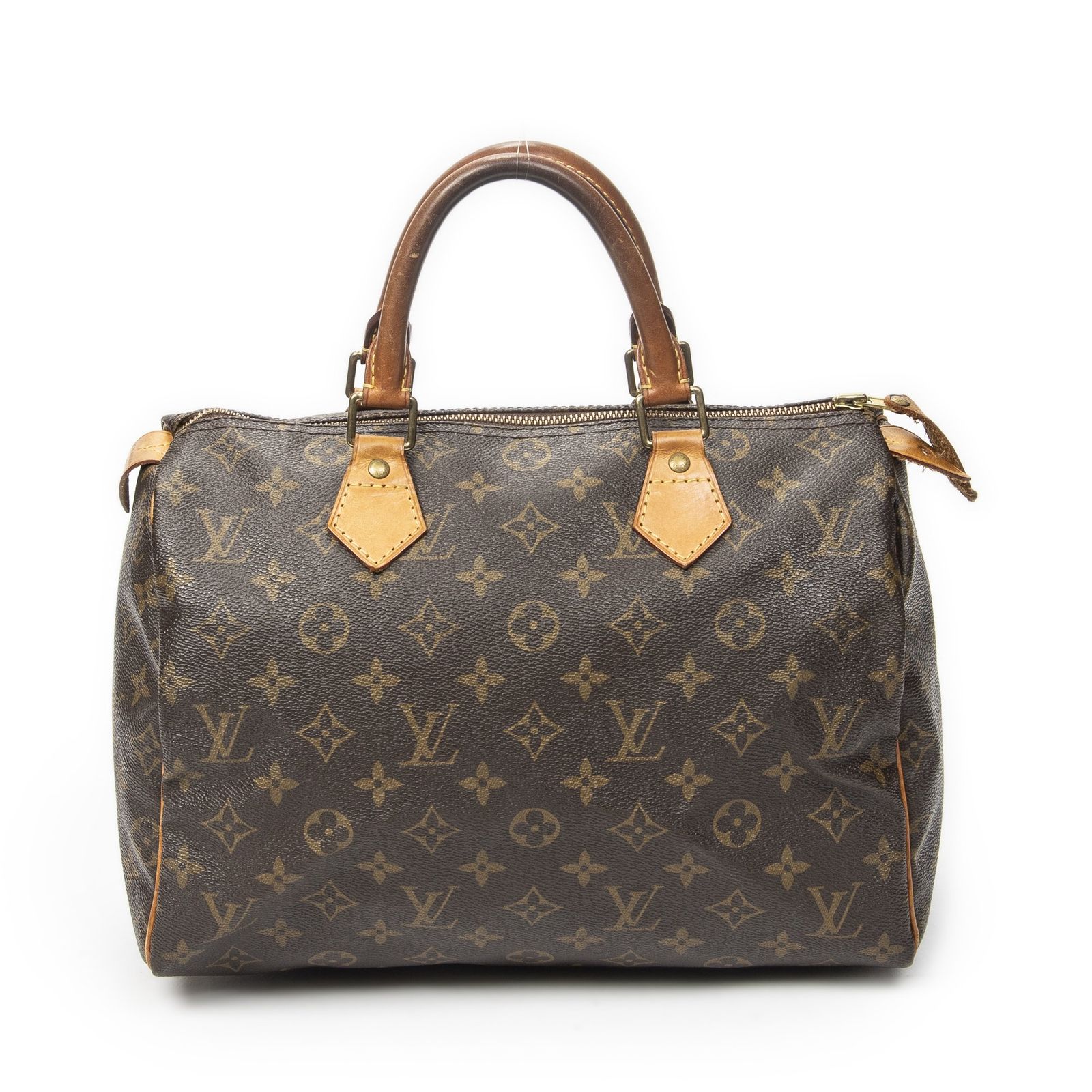 [中古] LOUIS VUITTON ルイヴィトンスピーディー茶色モノグラムキャンバスB