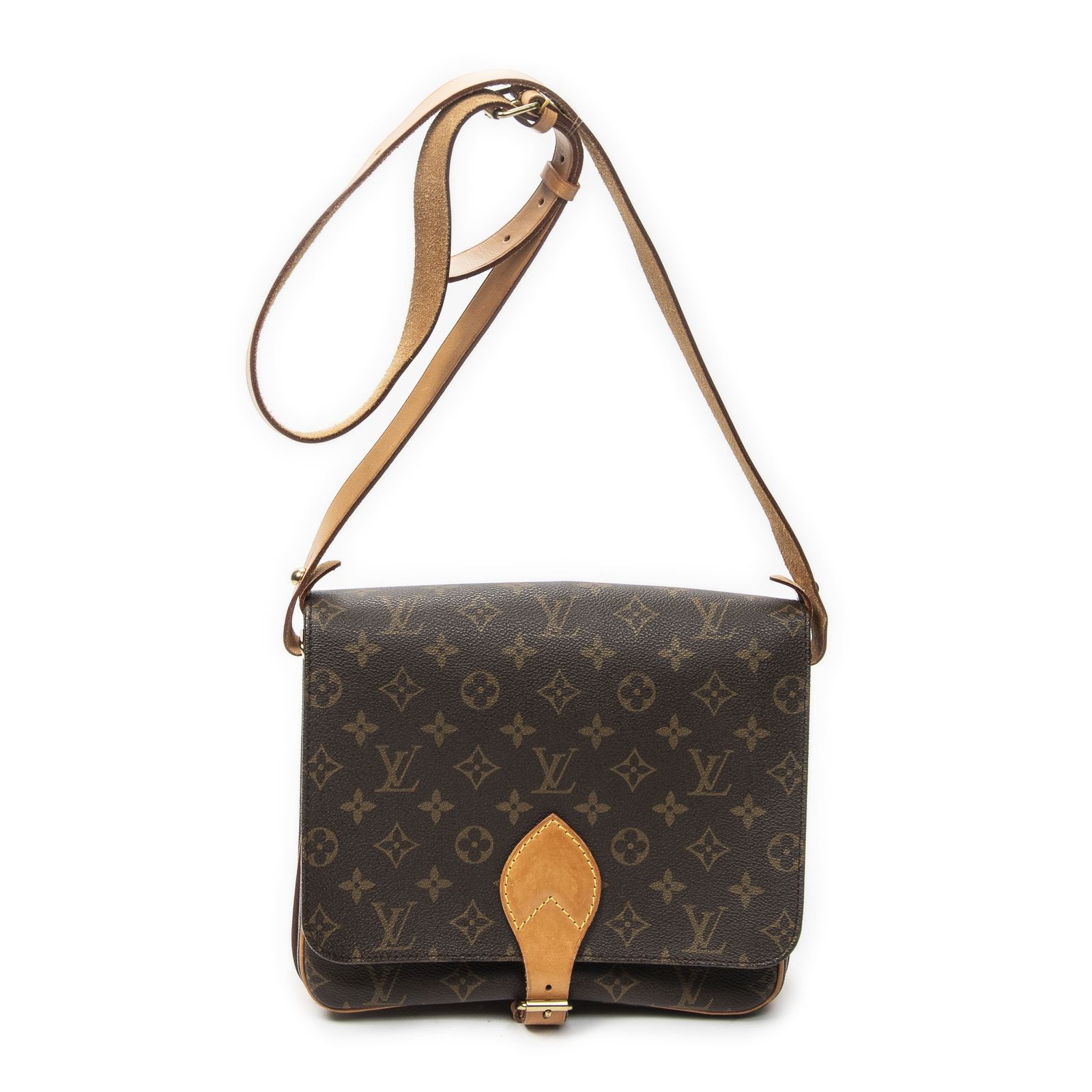 [中古] LOUIS VUITTON ルイヴィトンカルトシエール茶色モノグラムキャンバスA