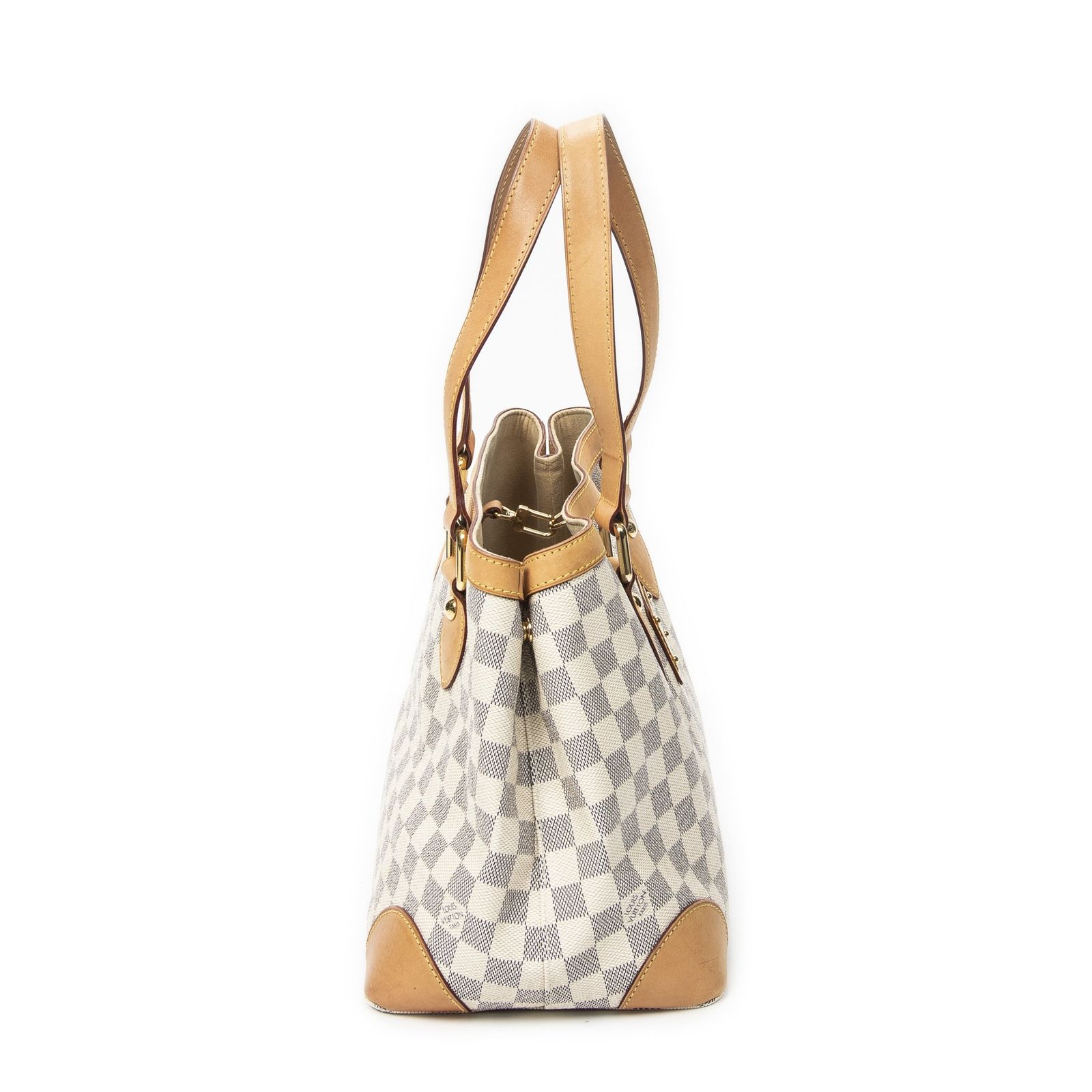 中古] LOUIS VUITTON ルイヴィトンハムステッドアイボリーダミエ