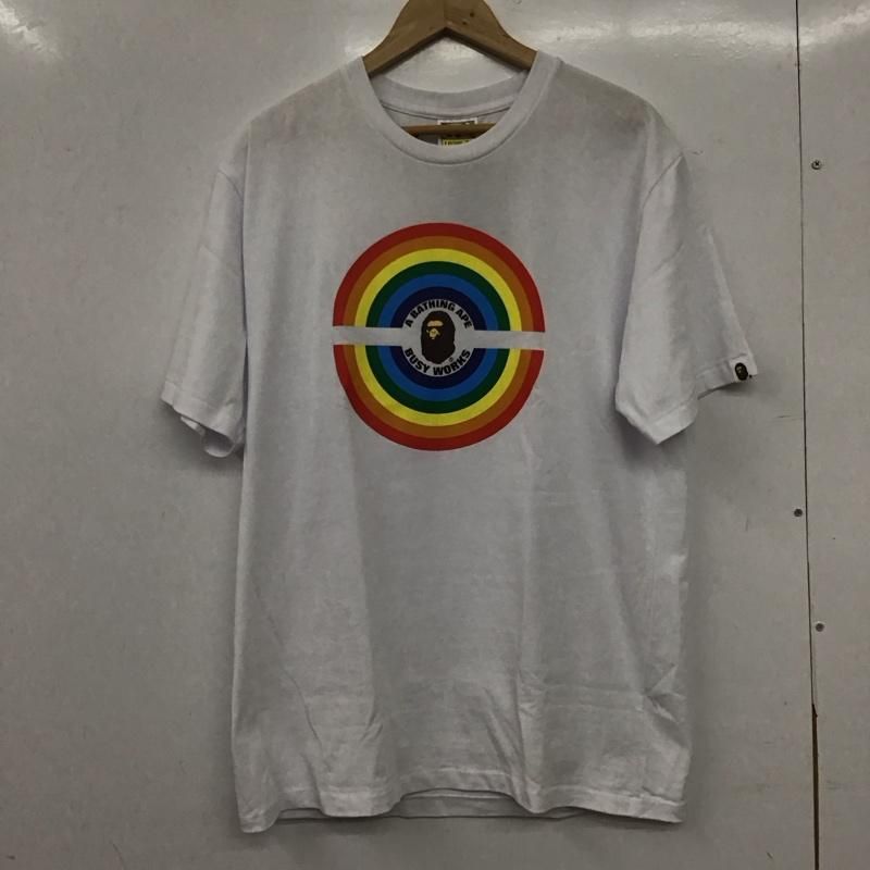 BAPE ベイプ Tシャツ 半袖 半袖カットソー プリントTシャツ クルーネックカットソー
