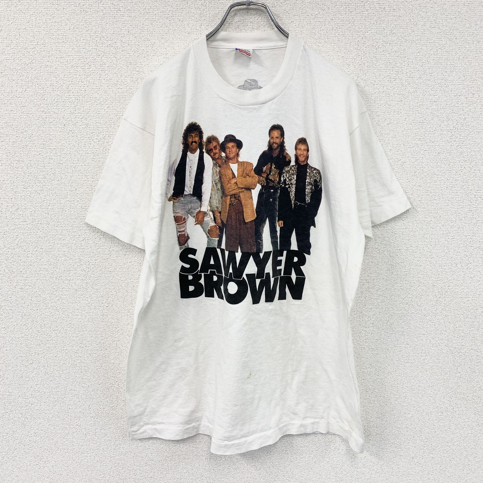 FRUIT OF THE LOOM　フルーツオブザルーム　半袖プリントTシャツ　シングルステッチ　ヴィンテージ　白　ホワイト　XLサイズ　古着